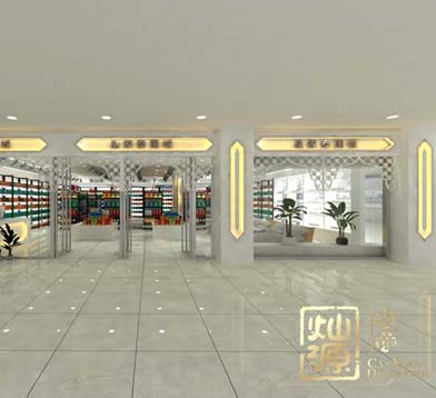 泰國城南百商場店面設計裝修案例-燦源裝飾